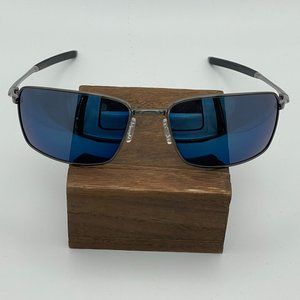 Oakley Square Wire OO4075-02 Cement Frame, Ice Iridium Lens